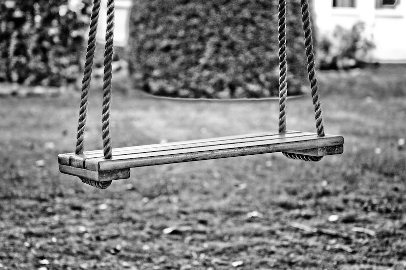 The swing at Karlaby Kro
