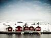 Sheds in the snow