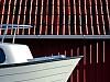 Boat and shed abstract